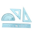 thumbnail image 2 of Transparent Ruler,Ruler Kit FourPiece Soft Four Soft Ruler Ruler Set Top-Notch Performance, 2 of 14