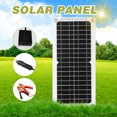thumbnail image 4 of 12W Monocrystalline Solar Power Panel Kit with IP65 Waterproof Rating, 5V/12V DC Output & Optional Voltage Controller – Ideal for Off-Grid Charging in RVs, Boats, Sheds & Cabins, Includes USB Port, 4 of 6