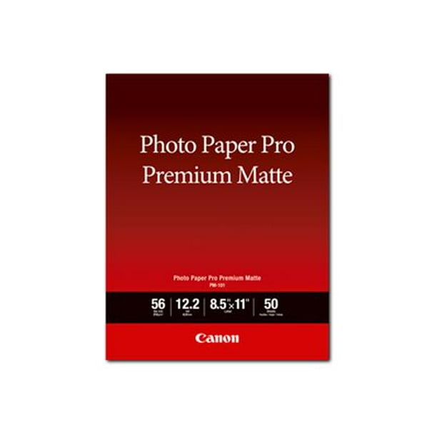 Canon Pro Premium PM101 Smooth matte 8.5 in x 11 in 50 sheet(s