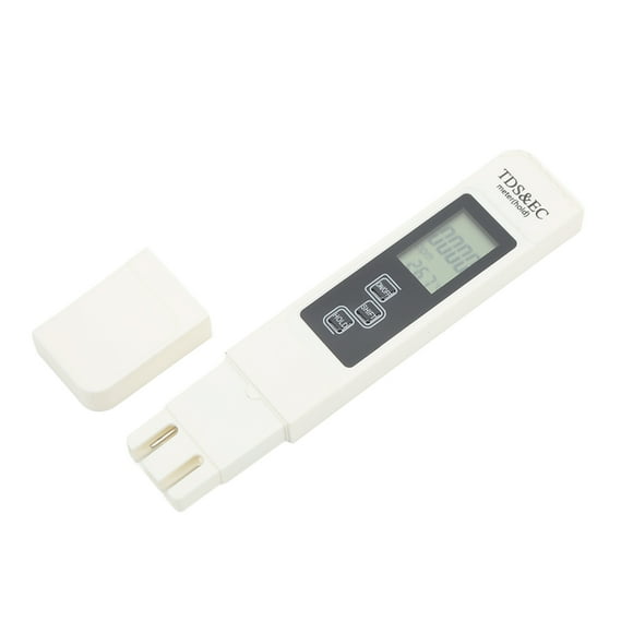 Fdit TDS EC Meter,Water Quality Tester,TDS Meter LCD Screen Celsius Fahrenheit Adjustable Wide Application High Accuracy Stable Performance EC Meter