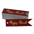 thumbnail image 1 of Inkdotpot Gold Foil Paper Hang Tags Happy Diwali Favor Tags 100 Pieces, 1 of 6