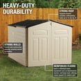 thumbnail image 5 of Rubbermaid 96 Cubic Feet Low-Profile Slide Lid Outdoor Storage Shed | 1800005, 5 of 5