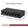 thumbnail image 3 of Mezclador de 4 micrófonos profesional con salida estéreo, efectos de reverberación, ecualizador y alimentación USB 5V - Modelo B054, 3 of 6