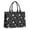 Black White Zodiac, variant on Large Capacity Tote Bag,Black Gothic Cat Butterfly Rainbow Pattern Handbag Fashion Luxury Tote Bag,15.7"x13"x 5.1" Inches,Laptop Compatible