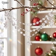 thumbnail image 5 of Acrylic Christmas Tree Ornament Decor 3-Layer Crystal Bead Garland, 19.7in Lightweight Hanging Swag with Snowflakes Ice Cones, Draping Decoration for Tree Mantel Fireplace, 5 of 6