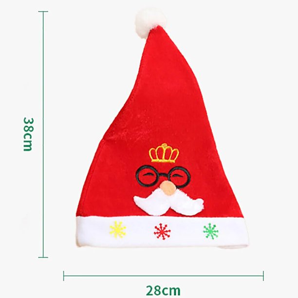Sombrero rojo de Feliz Navidad, gorro de lentejuelas de Año Nuevo, muñeco de nieve, alce, Papá Noel, bordado, sombreros para adultos, fiesta familiar, regalo de Navidad, decoración