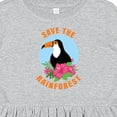 thumbnail image 4 of Inktastic Save the Rainforest Toucan Illustration Girls Toddler Dress, 4 of 5