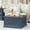 Blue, variant on Buildhom Farmhouse Coffee Table with Hidden Storage, Lift-Top Square Center Table, Light Oak Wood for Living Room, Brown