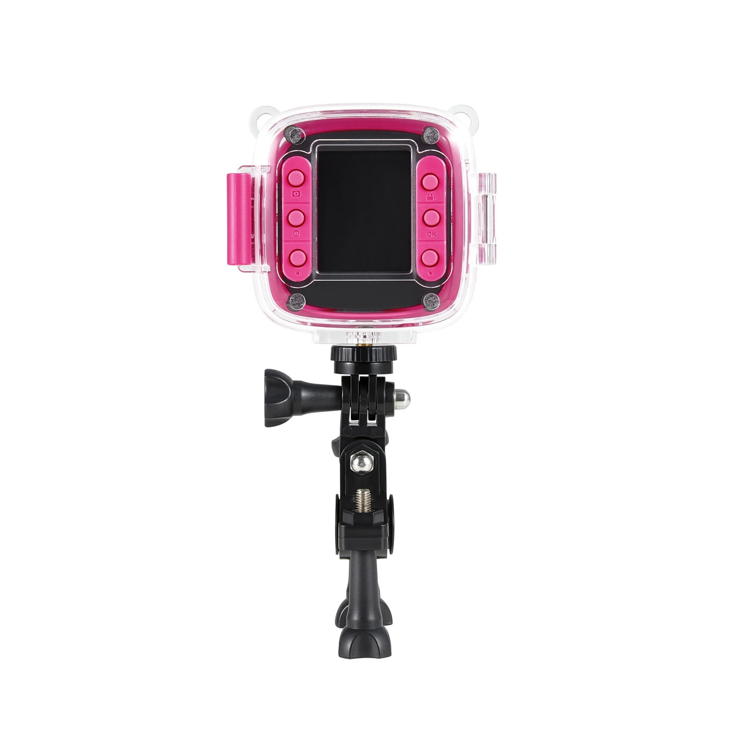 Vivitar Kids Tech Ultimate Action Camera for Kids with Rechargeable Battery and 2" Preview Screen, Pink