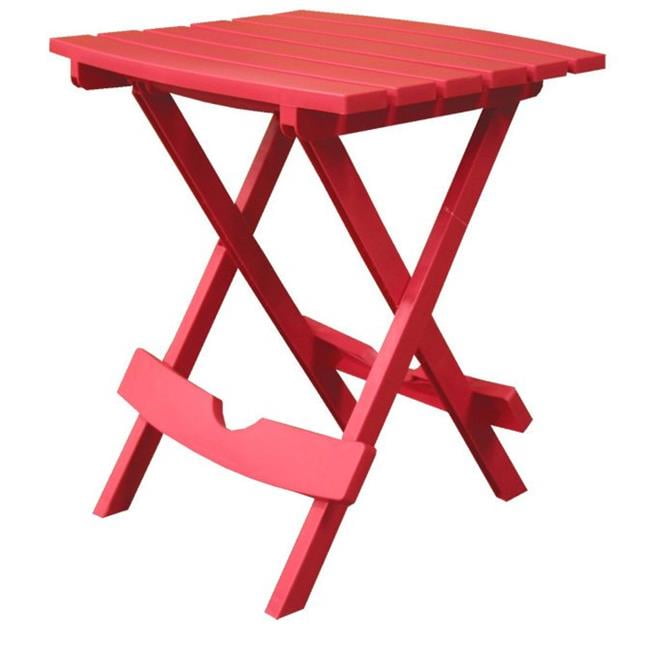 Quik Fold Side Table Cherry Red