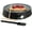 Black with griddle, variant on Moss & Stone Cordless Electric Crepe Maker With Auto Power Off, On/Off Switch & Dual Temperature Setting, 8 Inch Portable Crepe Maker & Non-Stick Dipping Plate, Nonstick Ceramic Coating Pan