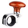 thumbnail image 1 of Car Steering Wheel Suicide Spinner Knob Auxiliary Booster Aid Control Handle Black Brown Universal, 1 of 6