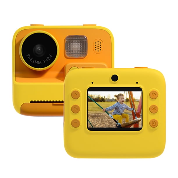 Cámara digital Pisexur de 12 MP para niños de 3 a 12 años con impresión instantánea, cámara de vídeo de 1080p con tinta y tarjeta de 32 GB, papel de impresión de 10 ml, organizador de electrónica par