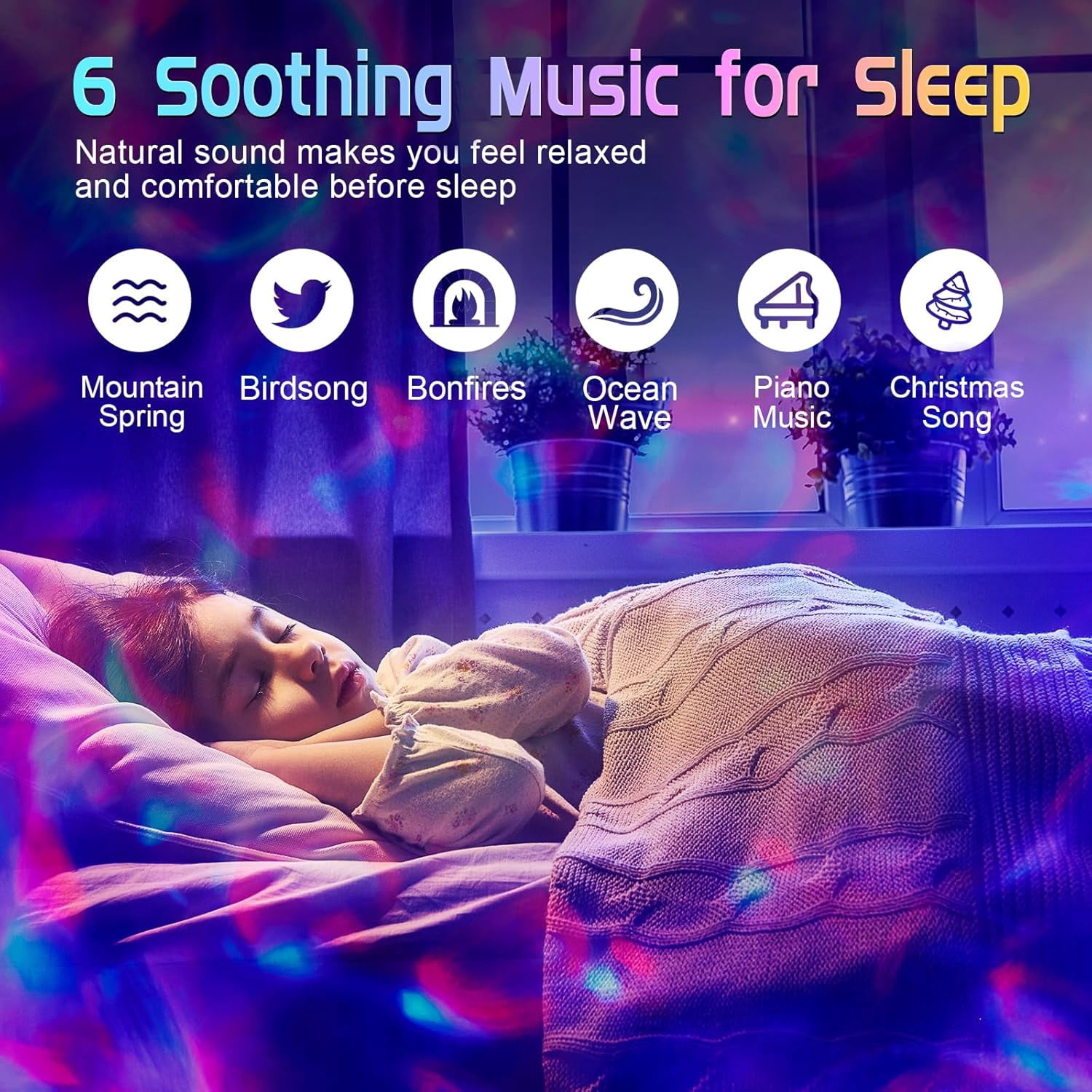 Galaxy Projector for Bedroom Mothers Day Gifts Birthday Gifts for Teen Boy Gifts, LED Galaxy Light Projector, 15White Noise HiFi Bluetooth Speaker,Remote&Timer Ceiling Projector Lights Trendy Stuff