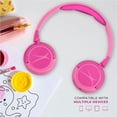thumbnail image 3 of audifonos inalámbricos Bluetooth 2 en 1 seguros para niños, sonido cristalino, limitación de volumen segura, diseño plegable, disfruta del audio y protege la audición de tu hijo, 3 of 5