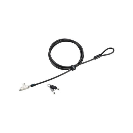 Kensington Slim N17 2.0 Keyed Laptop Lock for Wedge-Shaped Slots - Master Keyed On Demand - 5.91 ft Cable - Master Keyed