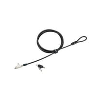 Kensington Slim N17 2.0 Keyed Laptop Lock for Wedge-Shaped Slots - Master Keyed On Demand - 5.91 ft Cable - Master Keyed
