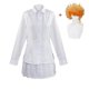 thumbnail image 2 of Anime The Promised Neverland Emma Cosplay Costume Shirt Skirt Emma Norman Costume School Uniforms Shirt Pants Set Wig, 2 of 5