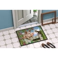 thumbnail image 4 of Pig at the Gate with the Cat Doormat 24x36, 4 of 4