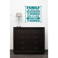 thumbnail image 4 of Everything Home Decor Vinyl Lettering Family Quote Wall Stickers, 23x23-Inch, Teal, 4 of 6