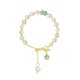 thumbnail image 1 of Pulsera De Perlas Joyería Ajustable Elegante Relleno De Oro Para Mamá Mujer Yuyangstore Pulsera Perlas, 1 of 8