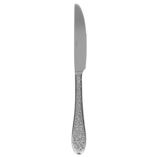 Oneida T638KDTF Ivy Flower Couteau de Table en Acier Inoxydable Argent