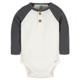 thumbnail image 3 of Gerber Baby Boy Long Sleeve Onesies Bodysuits, 2-Pack, 0/3M - 12M, 3 of 8