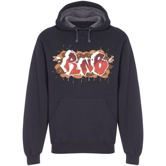Grafitti Style R And B Hoodie Men -Image by Shutterstock, Male XX-Large