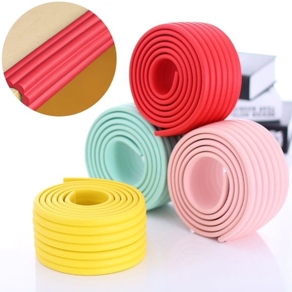 UALSRZL Corner Guards & Edge Protectors, 3.15inx6.56ft Furniture Corner Protector for Kids Proofing, Edges Bumpers Rubber Foam for Home Safety, Beige