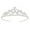 Silver#C, variant on Silver Metal Glitter Waterdrop Rhinestone Princess Headbands Wedding Birthday Party Prom Headpieces for Women Brides Bridesmaids