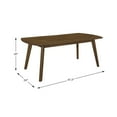 thumbnail image 3 of Lexicon Damala 3 Piece Wood Occasional Table Set in Walnut, 3 of 8