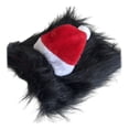thumbnail image 4 of Gorro de Papá para gatos, cálido y creativo, ideal para disfrazar a tu mascota en estas fiestas. para gatos, cachorros y perros. Negro S, 4 of 8