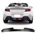 thumbnail image 2 of Ikon Motorsports Roof Spoiler Compatible With 2022-2025 Subaru BRZ Toyota GR86 Unpainted Black ABS Plastic V Style Rear Window Visor Spoiler Wing, 2 of 6