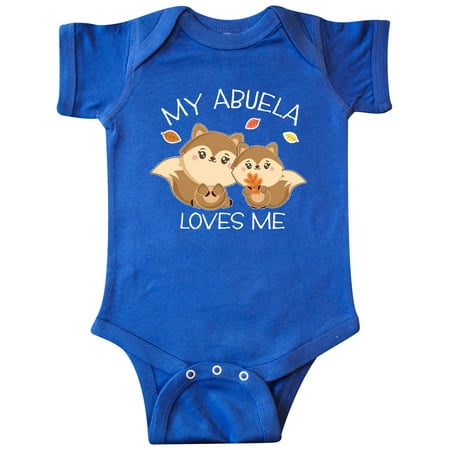 

Inktastic My Abuela Loves Me with Cute Squirrels in Autumn Gift Baby Boy or Baby Girl Bodysuit