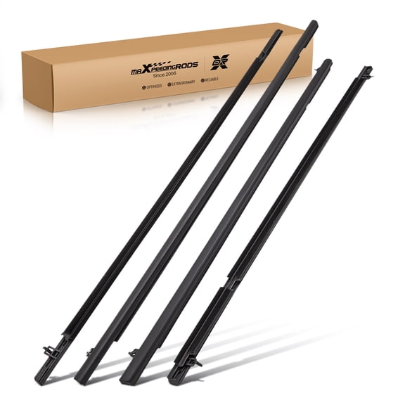 Maxpeedingrods Car Outside Window Moulding Weatherstrip Seal Belt for Honda Civic 2006-2011 Black