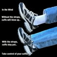 thumbnail image 5 of Hold’Em Biker Motorcycle Stirrup Strap Elastic EXTRA STRONG METAL CLIP Made in USA Leg Clamps Pant Clip-12", 5 of 5