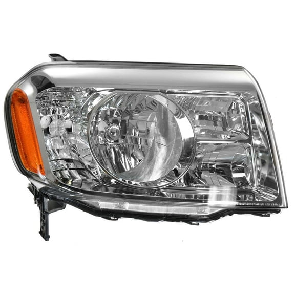 TRQ Passenger Side Headlight Assembly Fits 2009-2011 Honda Pilot HO2519125
