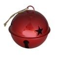 thumbnail image 3 of Haute Decor Jingle Bell Ornaments (large version) - 6 Pack - Shiny Red, 3 of 3