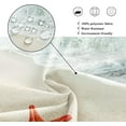 thumbnail image 2 of UOWRPOZ Beach Starfish Polyester Shower Curtain, 72" x 72" Waterproof, 2 of 5