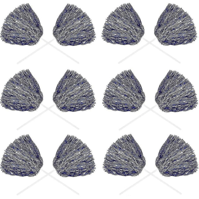 24 Pack Metallic Cheerleading Pom Pom 12 Inch Cheerleader Pom Poms With Baton