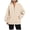 Beige, variant on Women'S V Neck Long Sleeve Solid Casual Loose Sweatshirt Top Cute And Fashionable Pullover Sweater Women'S Hoodies & Sweatshirts Hot Pink M