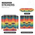 thumbnail image 4 of Decal Skin for PS4 Slim / PS4 Pro / PS4, Whole Body Vinyl Sticker Cover for Playstation 4 Console and Controller (Vibrant Painting Colorful Wave), 4 of 5