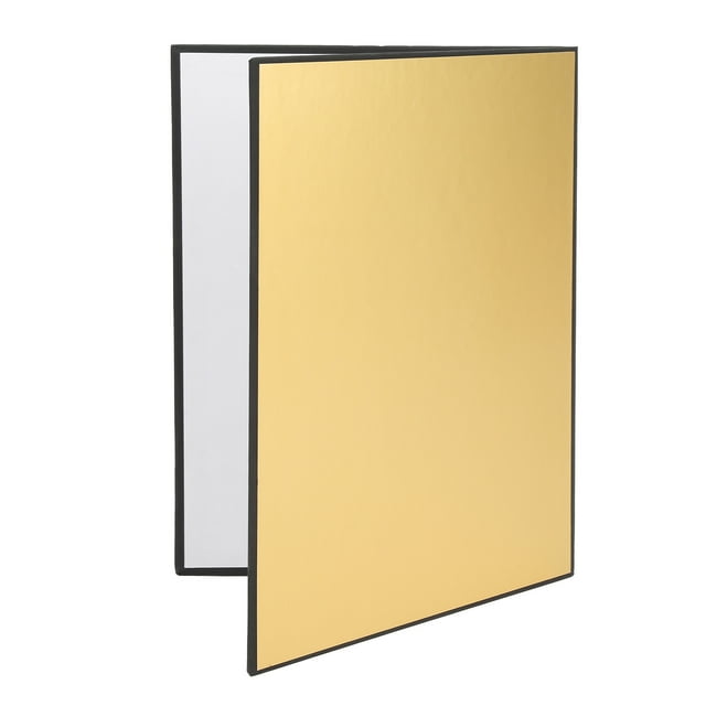 Photography Reflector Cardboard, Photography Cardboard 180 Degrees Folding 3 In 1 Multipurpose Environmentally Friendly For Product And Food Photo Shooting Gold White Black,Silver