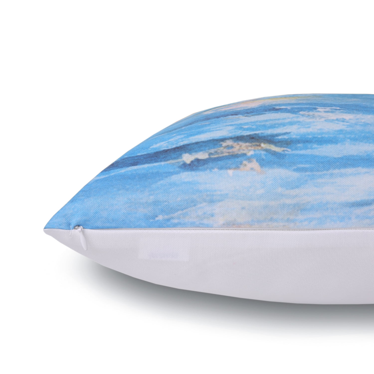 Phantoscope Ocean Series Decorative Throw Pillow Covers, Sky Blue Sailing, 18" x 18", Set of 4