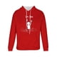 thumbnail image 5 of Dolkfu Sudadera de invierno para hombre con capucha, sudadera casual con estampado y bolsillo tipo canguro, camiseta de estilo callejero para hombre. M, 5 of 5