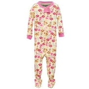 Elowel Baby Girls footed "Flamingo" pajama sleeper 100% cotton