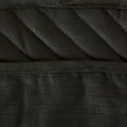 thumbnail image 5 of Contemporary Home Living Quilted Cotton Kitchen Potholders - 9" - Black - Set of 3, 5 of 5