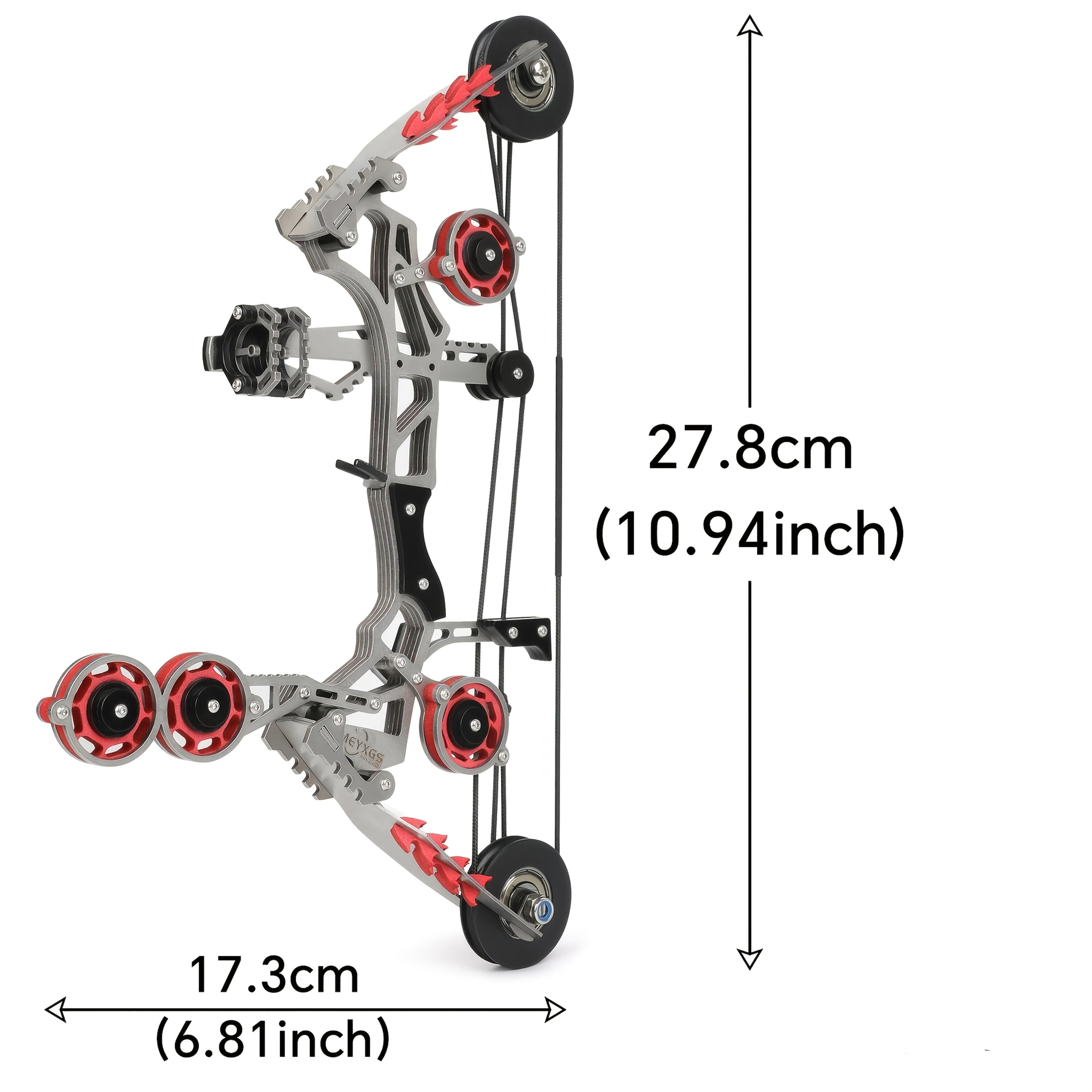 11 Inch Multi-color Mini Composite Bow Suitable for Outdoor Archery Mini Bow Set On The Right Hand