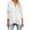 #200-White, variant on Craaazy Oversized Sweatshirts for Women Solid Color Hooded Button Long Sleeve Tops Gifts