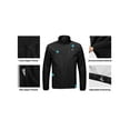 thumbnail image 4 of Little Donkey Andy Men's Lightweight Golf Windbreaker Jacket Windproof Waterproof Outdoor Running Coat Black S, 4 of 7